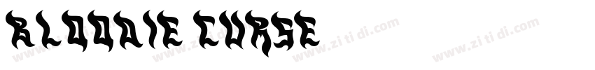 Bloodie Curse字体转换